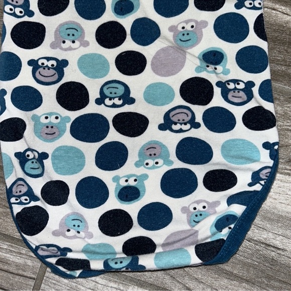 Polarn O. Pyret Sweden Monkey GOTS Wrap Bodysuit - Picture 6 of 8